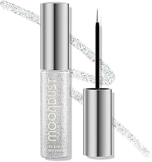 Urban Decay Moondust Liquid Glitter Eyeliner – Longwear Sparkle Liner & Eyeshadow Topper - Quick-Drying, Water-Based Formula – Buildable Shimmer Shades - Vegan Formula