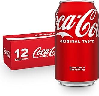 Fridge Pack Soda Soft Drink, 12 fl oz Cans, 12 Pack - Classic Cola Soda Cans
