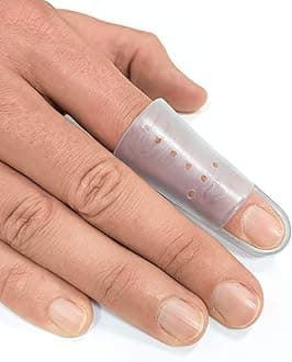 Medically Approved Mallet Finger Splint, Distal Finger Splint, Plastic Finger Splint for DIP Joint (Size 4)