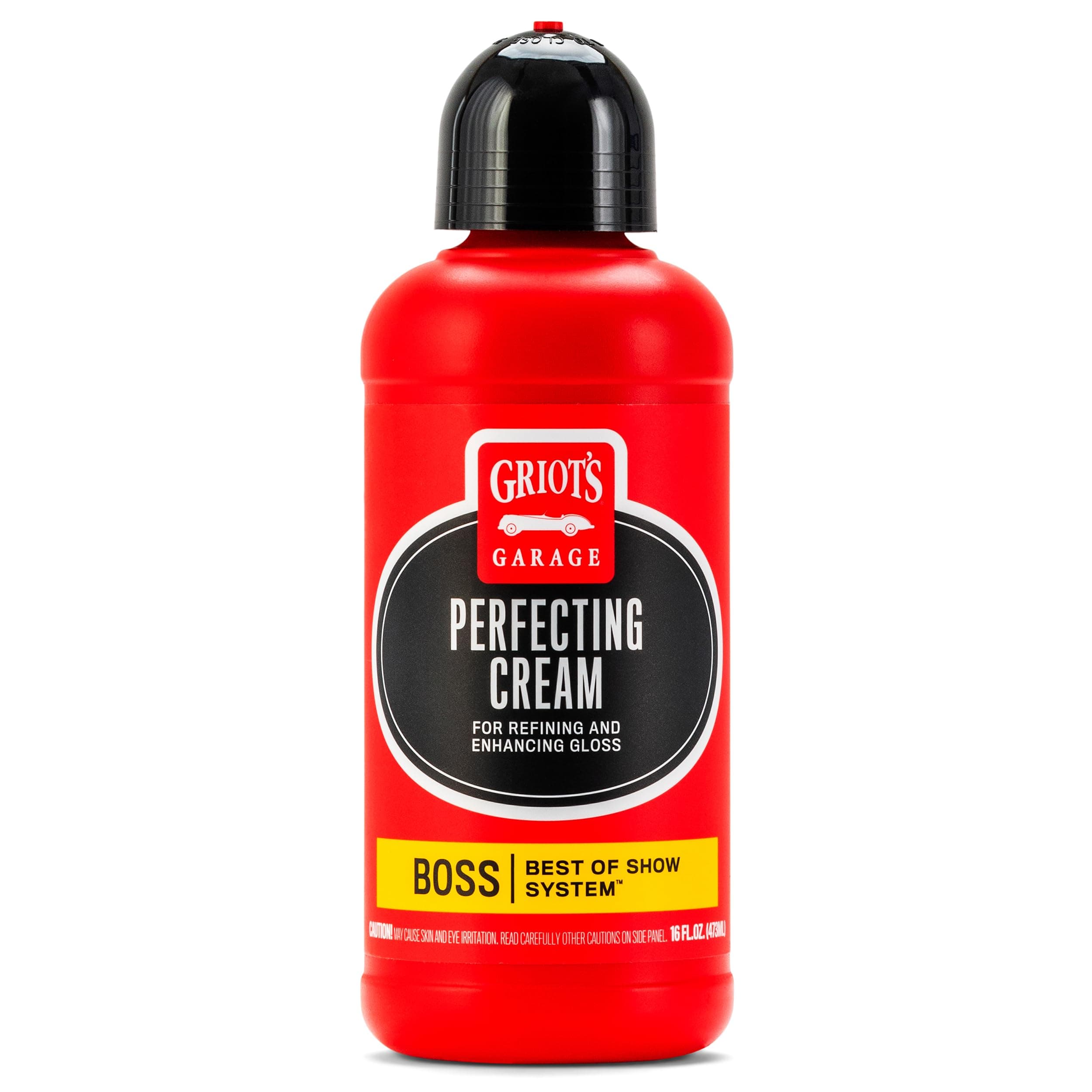 Griot's Garage BOSS Perfecting Cream for Car Polishing and Detailing, Light Polish, Fine Scratch, Swirl Remover for Vehicles, 16oz