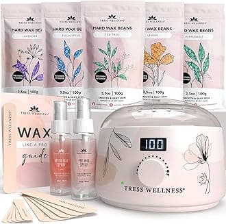 Tress Wellness Waxing Kit Easy to use Digital Display For Sensitive skin, 1.0 count, 14