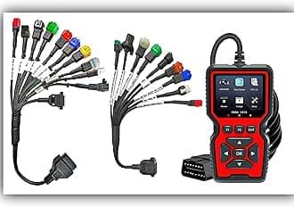 Danlite BS6 BS7 Bike Scanning 21 Coplar Premium Cable for Diagnosing BS6 and BS7 Motorcycles with V519 OBD-II Scanner Fault Code Reader