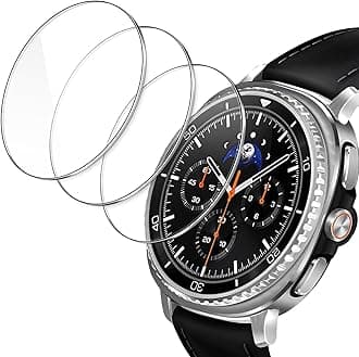 JETech Screen Protector for Samsung Galaxy Watch 8 Classic 46mm, Tempered Glass Anti-Scratch, HD Clear, 3 Pack
