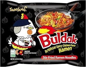 Ramen Korean Noodles Hot / Mild / Stir Fries / Soups (Buldak Original, .2Pack)