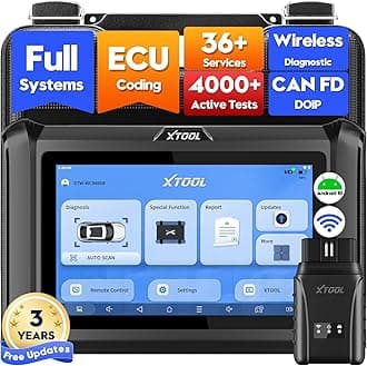 D7W Wireless OBD2 Scanner Diagnostic Device 2024 Improved Version of D7, Bi-Directional Scan Tool, ECU Coding, 36+ Resets, CAN FD & DoIP, All System Scanners for Car with 3-Year Update