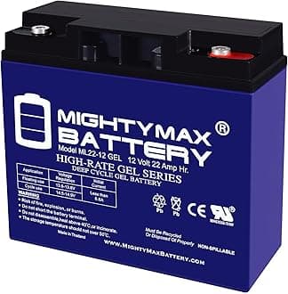 Mighty Max Battery 12V 22AH GEL Battery Replacement for Kung Long WP22-12NE