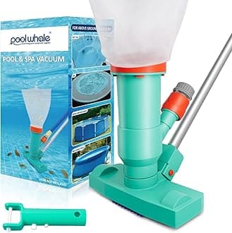 POOLWHALE Pool Spa Pond Mini Jet Vac Vacuum Cleaner