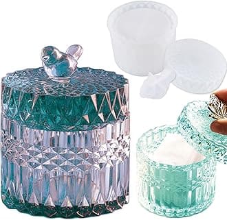 Crystal Bottle with Bird Lid