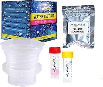 Plus Water Test Kit- Detects Total and Fecal Coliform Bacteria, Fungi and Biofilm in Drinking and Pool Water, 2-in-1 Test, Do-It-Yourself
