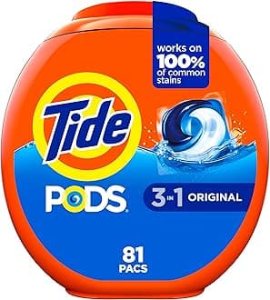 Pods Original Scent He Turbo Laundry Detergent Pacs 81 - Load Tub