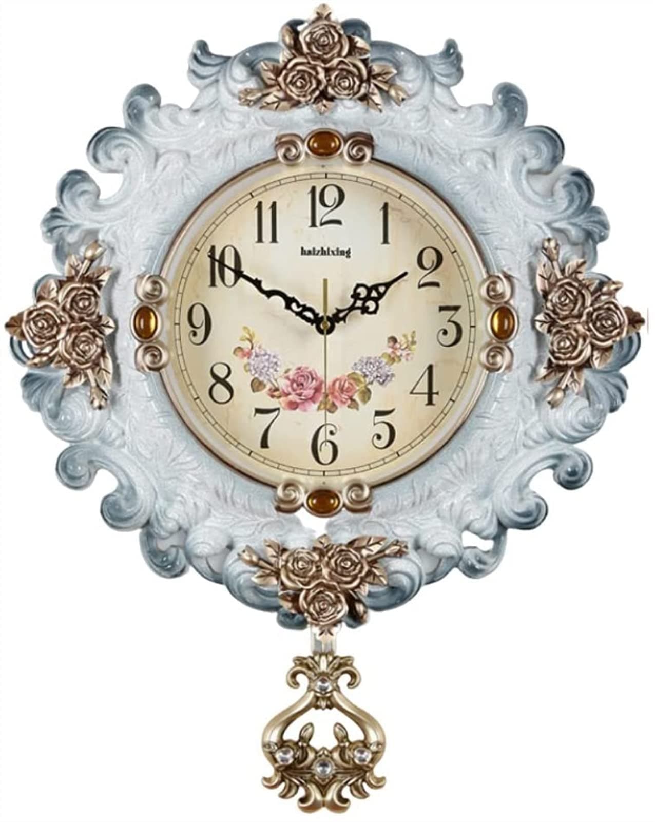 Decorative Wall Clock Large Decorative Wall Clock Nordic Creative Simplicity Art Wall Clock For Living Room Bedroom Kitchen Office Decor Wall Decor Vintage Wall Clock (Color : E)