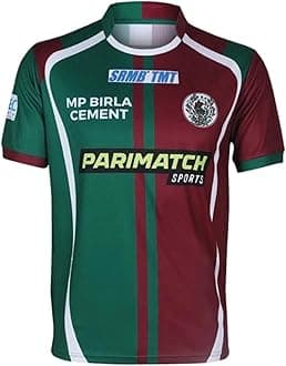 woopme® Mohu n Bagan Atk Club Football Jersey Home Half Sleeve Sports Jersey for Mens Boys (in, Alpha, M, Regular, Multicolor)