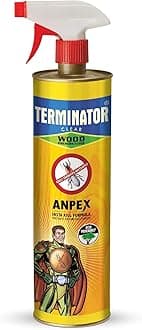 Pidilite Terminator Eco-Friendly Termite Killer Spray | 1 Ltr | Wood Preservative and Termite, Borer and Insect Repellent for Home, Kitchen, and Offices