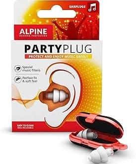 Alpine PartyPlug 2015 - Earplugs to enjoy Music, Concerts or Festivals, Free Miniboxx, White