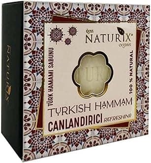 Organic Bar Soap Moisturizing Soap Made from Natural Oil | Hair Hand Face Body Bath Wash | Skin Care Cleanser Shampoo (Turkish Bath)