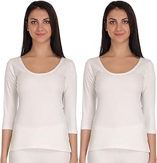 Selfcare Women's Thermal Tops Set Soft & Warm Poly Cotton Winters Wear Vest (SW0047-5XS)