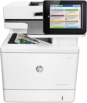 HP Color LaserJet Enterprise MFP M577dn Duplex Printer with One-Year, Next-Business Day, Onsite Warranty (B5L46A)