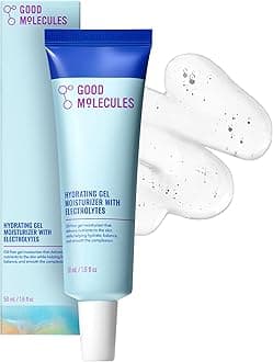 Good Molecules Hydrating Gel Moisturizer - Oil Free Face Moisturizer for Oily Skin With Ultra Hydrating Electrolytes to Rejuvenate, Skin Care for Face