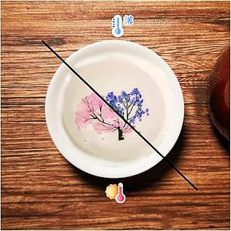 Magic Sakura Cherry Blossom Sake Cup - 2023 New Ceramic Sake Cold/Hot Temperature Color Changing Cup Glasses, Japanese Tea Wine Soju Sake Cup Glasses Set, Magical Blooming Sake Cups (Peach- Cold＆Hot)