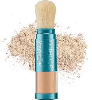 Colorescience Sunforgettable Mineral SPF 50 Sunscreen Brush, Medium, 0.21 oz.