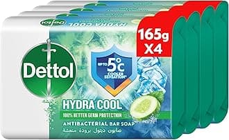 Hydra Cool Bathing Soap, Cucumber & Icy Menthol Scent, 165g x 4