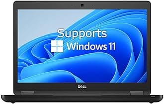 Dell Latitude 5490 Laptop | 14" 1920x1080 FHD | Core i5-8250U - 512GB SSD Hard Drive - 32GB RAM | 4 cores @ 3.4 GHz Win 10 Home Black (Renewed)