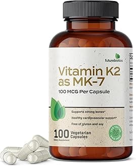 Futurebiotics, Vitamin K2 as MK-7, 100 mcg, 100 Vegetarian Capsules