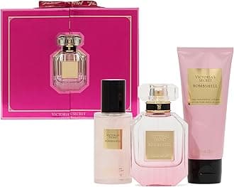 Bombshell 3 Piece Luxe Fragrance Gift Set: 1.7 oz. Eau de Parfum, Travel Lotion & Shimmer Mist