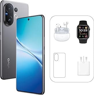 V60 5G - Mist Grey 12 + 256GB | 50MP ZEISS Camera | 3D curved 120Hz AMOLED Display | 6500mAh | IP69, 4Y Battery | 455 Days Screen Replace,24 Months Warranty - UAE Version