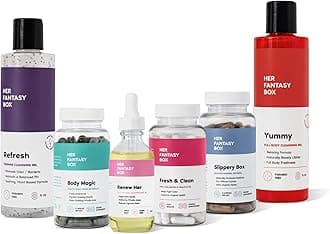 Her Fantasy Box | The Balance Bundle: Complete Feminine Hygiene Self-Care Products for Freshness & Comfort