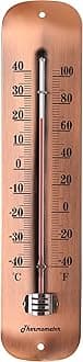 12.2 inches New Premium Steel Indoor/Outdoor Weather Thermometer Waterproof Decorative
