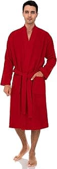 TowelSelections Mens Robe, Cotton Terry Cloth Bathrobe, Soft Bath Robe for Men