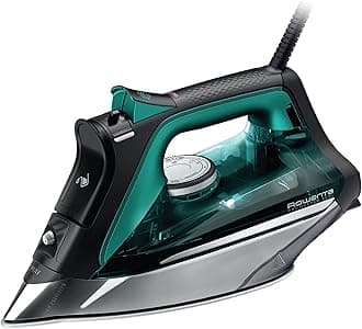 Rowenta Pro Master X-cel Steam Iron for Clothes, 1775W, Stainless Steel Soleplate, 200 g/min Steam Boost, Precision Tip, Auto-Off