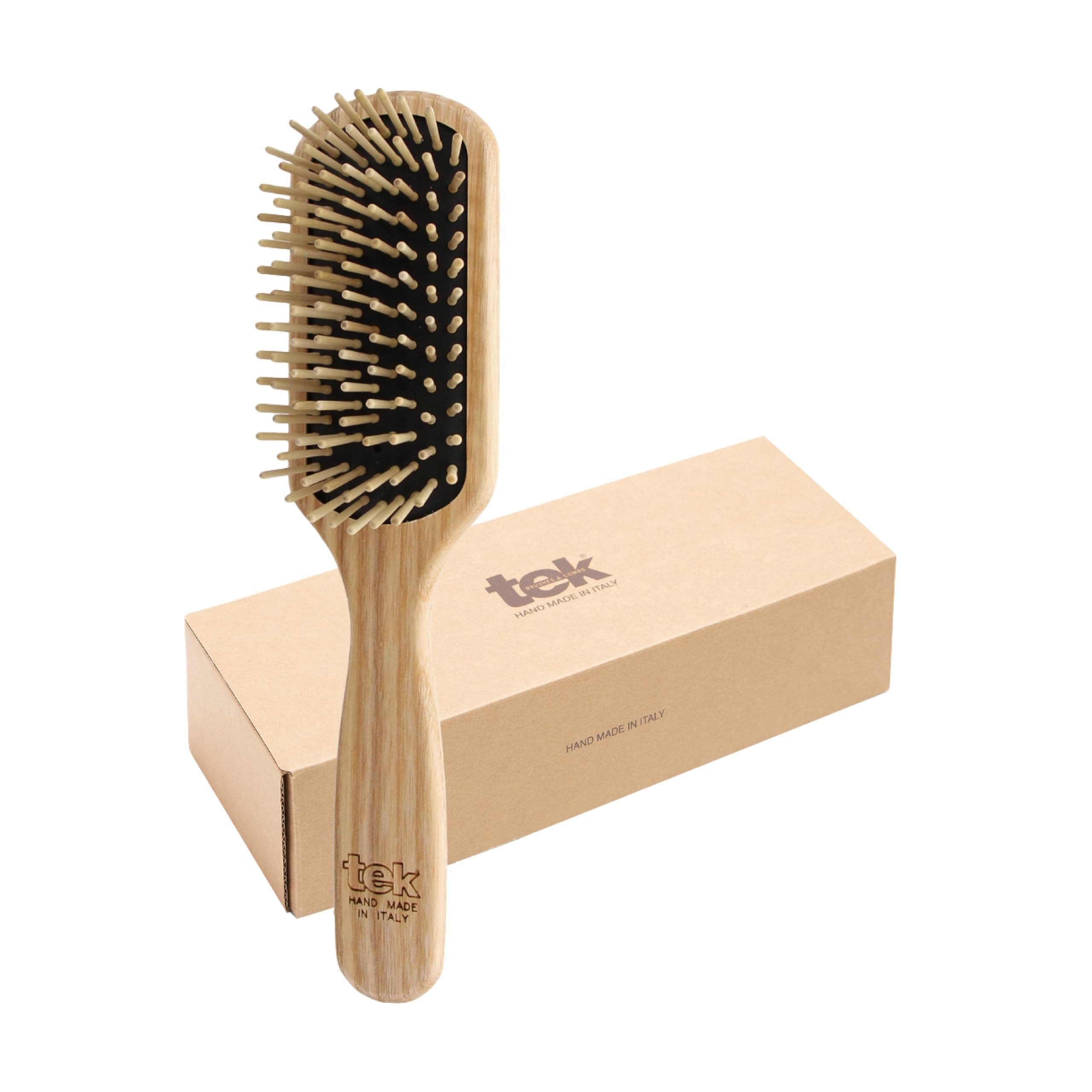 Medium Rectangular Ash Wood Brush