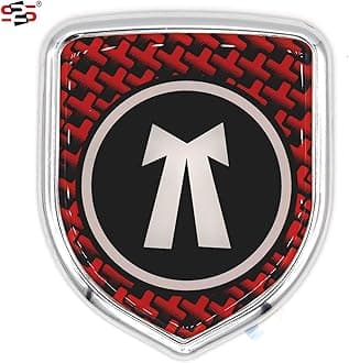 S2S® Stylish 3D Metal Chrome Sticker Emblem Badge Logo | Durable & Stylish Automotive Decoration | For Cars & Bikes (ADVOCATE)