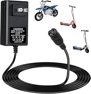 24V Electric Scooter Charger for Razor E300 E200 E150 E125 E100 MX350 Dirt Bi...
