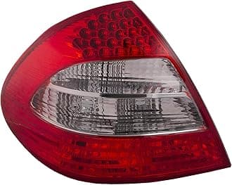 HEADLIGHTSDEPOT Tail Light Compatible with Mercedes-Benz 4 Door Sedan LED w/Appearance Pkg W211 E-Class BLUETECH E320 E350 E550 E63 AMG Includes Left Driver Side Tail Light