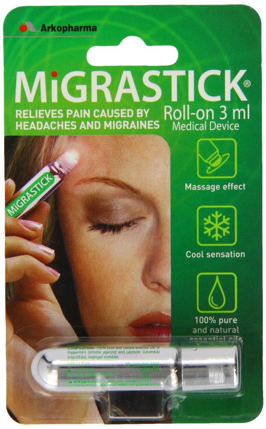 Arkopharma Migrastick 3ml X 2 (Pack of 2)