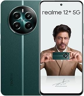 realme 12+ 5G (Pioneer Green 12GB RAM, 512GB ROM)| 120Hz Ultra-smooth AMOLED Display | 5000mAh Battery | IP54 Dust & water Resistance | 12 Months Warranty - International Version