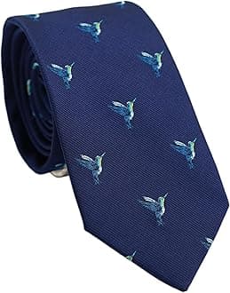 ZENXUS Theme Ties for Men, Sports, Animals, Holidays, Unique Designed and Woven Patterns