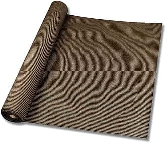 Patio 8' x 50' Sun Shade Fabric Roll 6/8/12 FT Shade Cloth for Patio, Outdoor Mesh Sail Sun Shades Canopy Replacement Pergola Cover for Backyard Deck Porch, Brown