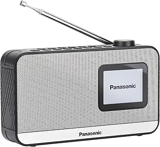 Panasonic RF-D15EG-K Portable DAB+/FM Digital Radio with Bluetooth, 2.4 Inch TFT LCD Display, 3W 5 cm Speaker, Sleep, Alarm Clock Function, Black