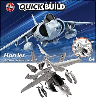 Quickbuild Harrier Plastic Model Kit Grey