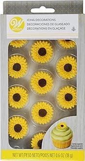 Sunflower Icing Decorations