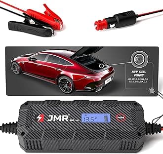 JMR Battery Charger for Mercedes-Benz AMG GT S Class SL G GLS E GLE CLE CLS All Models Trickle Charger Conditioner Maintainer (12V Cig. Port, UK Plug, Add Lithium Mode)