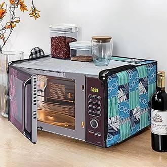 Glassiano Microwave Oven Cover for Samsung 21 Litre Convection Microwave Oven CE73JD-B/XTL, Black