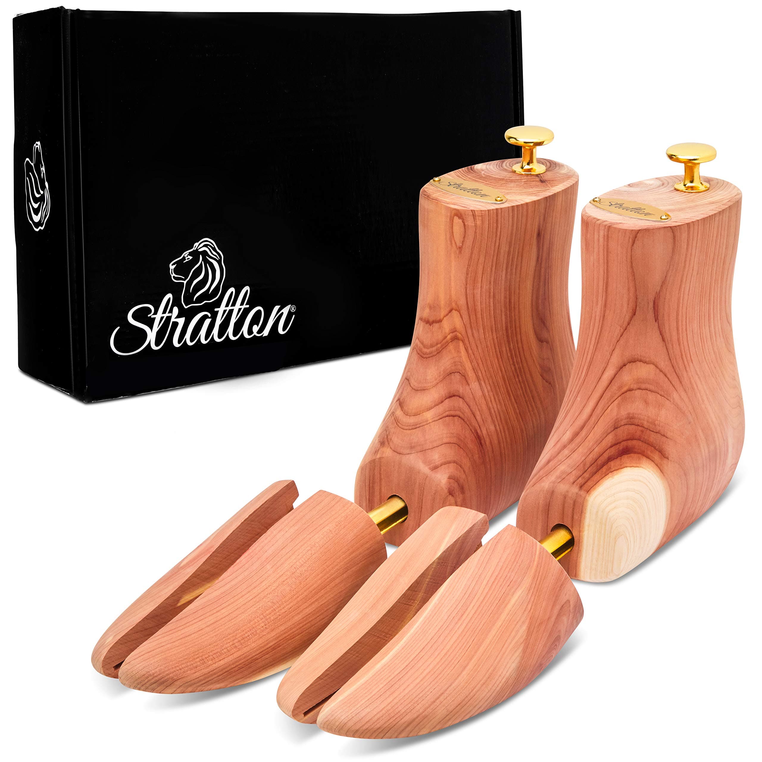 StrattonBoss Cedar Boot Tree For Men | Aromatic Red Cedar | Great Gift For Men!