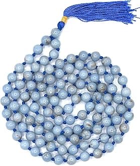 Japa Mala 108 Prayer Beads Necklace and Wrist Mala Bracelet for Meditation