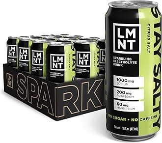 LMNT Sparkling Electrolyte Drink - Citrus Salt | 12-Count