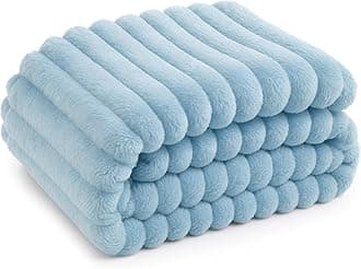 Bedsure GentleSoft Blue Twin XL Blanket for Bed - Cozy Soft Blankets for Women, Cute Small Fleece Throws for Girls, Birthday Gifts for Women Decor Gifts, Light Blue, 66x90 Inches